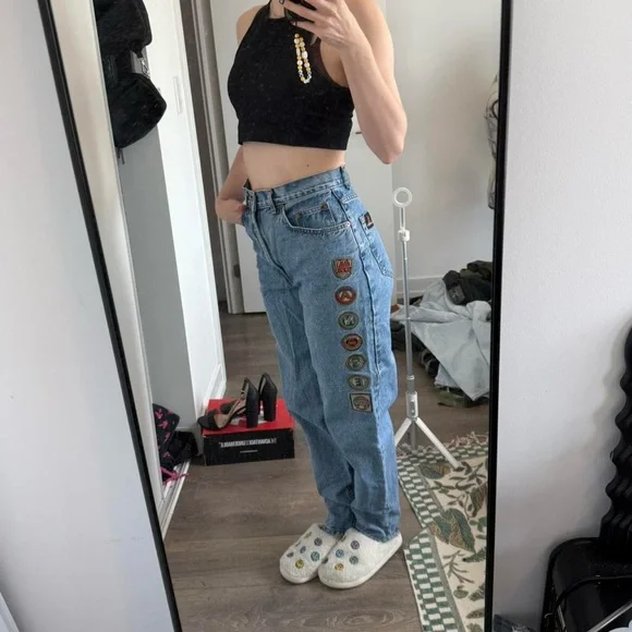 Vintage manager patchwork jeans - Picture 5 of 5